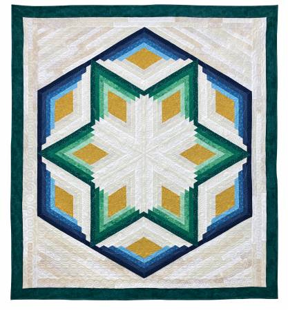 Diamond Log Cabin Quilts and Tree Skirt