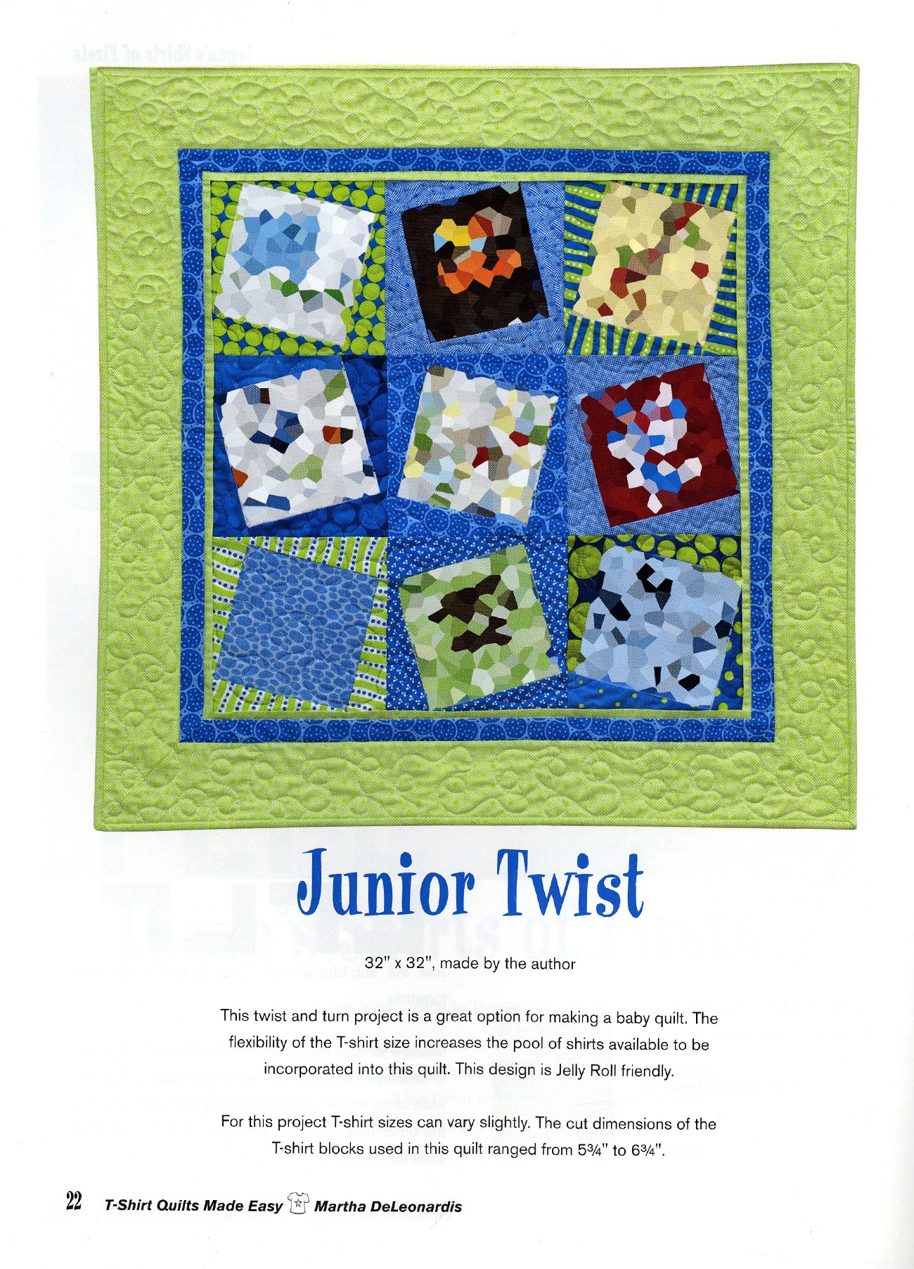 T Shirt Quilts Made Easy By Deleonardis Martha