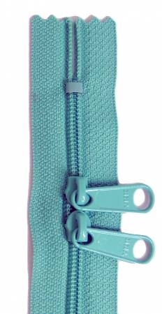 24in Aqua Zipper Double Slide