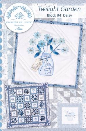 Twilight Garden Block of the Month Block 4 Daisy