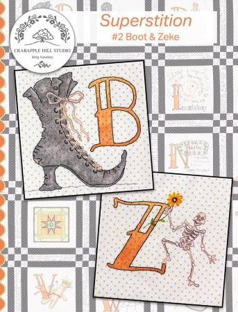 Superstition - Lucky 13 Block of the Month 2 Boot & Zeke