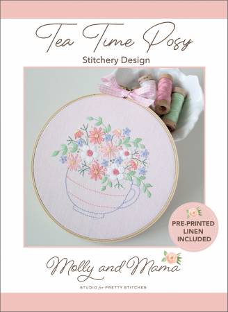 Tea Time Posy Stitchery