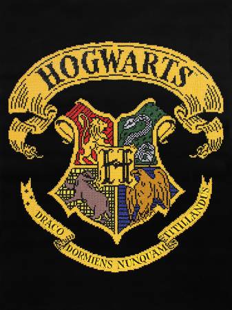 Hogwarts Crest Diamond Painting Kit 20.4in x 27.5in