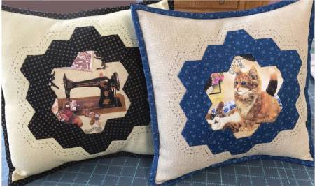 Hexagon Frame Pillow