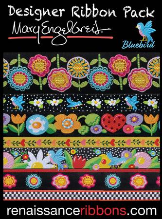 Mary Engelbreit - Blue Bird Designer Ribbon Pack