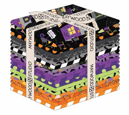 Fat Quarter, Hometown Halloween, 19pcs/bundle