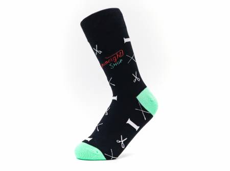 Quilt Socks - Black Notions