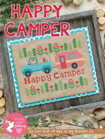 Happy Camper Cross Stitch Pattern