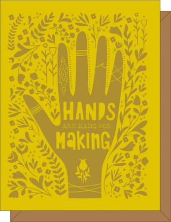 Hands are Made for Making (Green) Gift Card