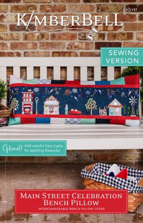 Main Street Celebration Bench Pillow Pattern - Sewing