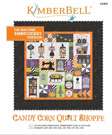 Candy Corn Quilt Shoppe Machine Embroidery Version