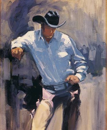 Back Of The Chutes Cowboy Panel