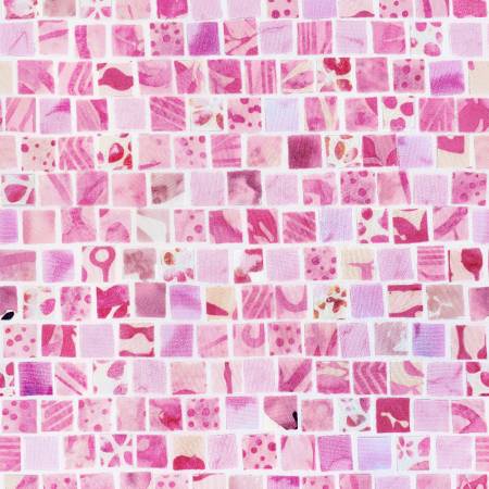 Pink Mosaic Masterpiece Ii