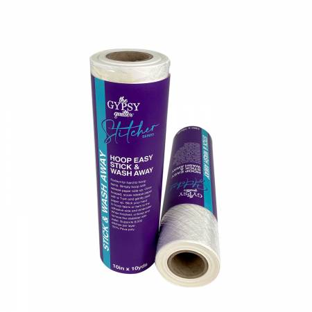 Hoop Easy Stick & Wash Away Stabilizer 10in x 10yds