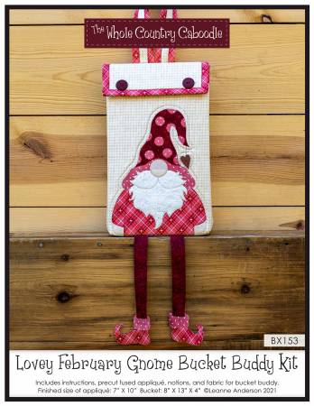 February Lovey Gnome Bucket Buddy Kit