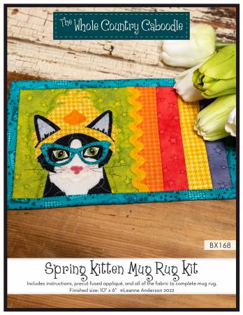 Spring Kitten Mug Rug Kit