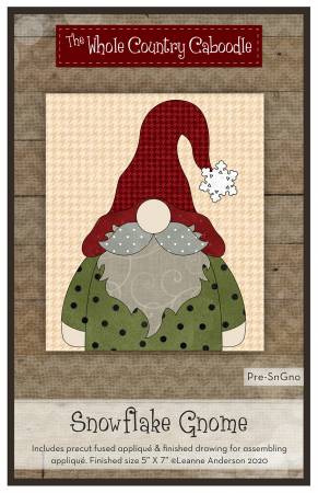 Snowflake Gnome Precut Fused Applique Pack