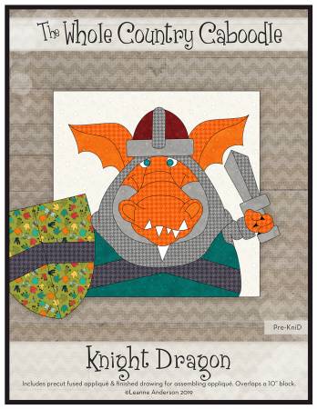 Knight Dragon Precut Fused Applique Pack