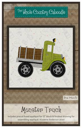 Monster Truck Precut Fused Applique Pack