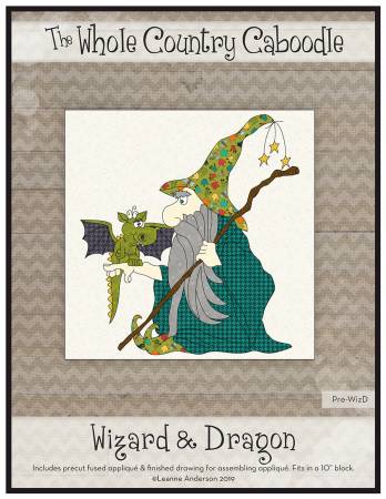 Wizard & Dragon Precut Fused Applique Pack