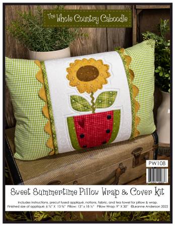 Sweet Summertime Pillow Wrap & Cover Kit