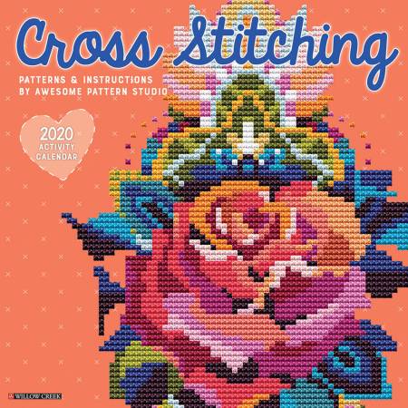 2020 Cross Stitching Wall Calendar