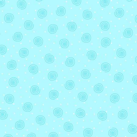 Blue Swirl Flannel