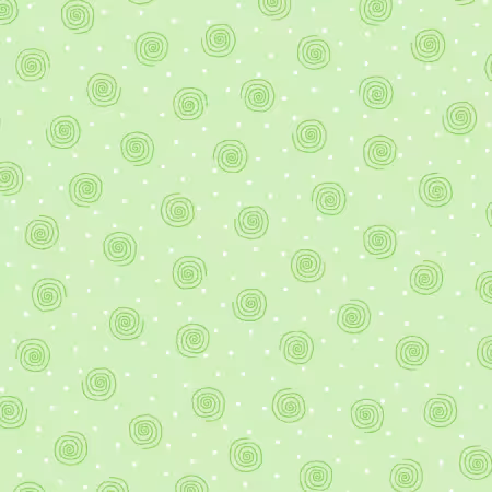 Green Squiggle Flannel