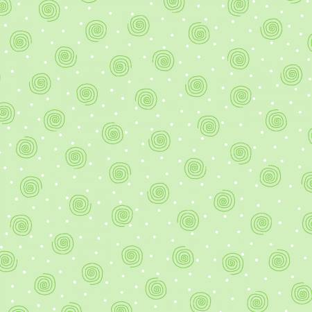 Green Squiggle Flannel