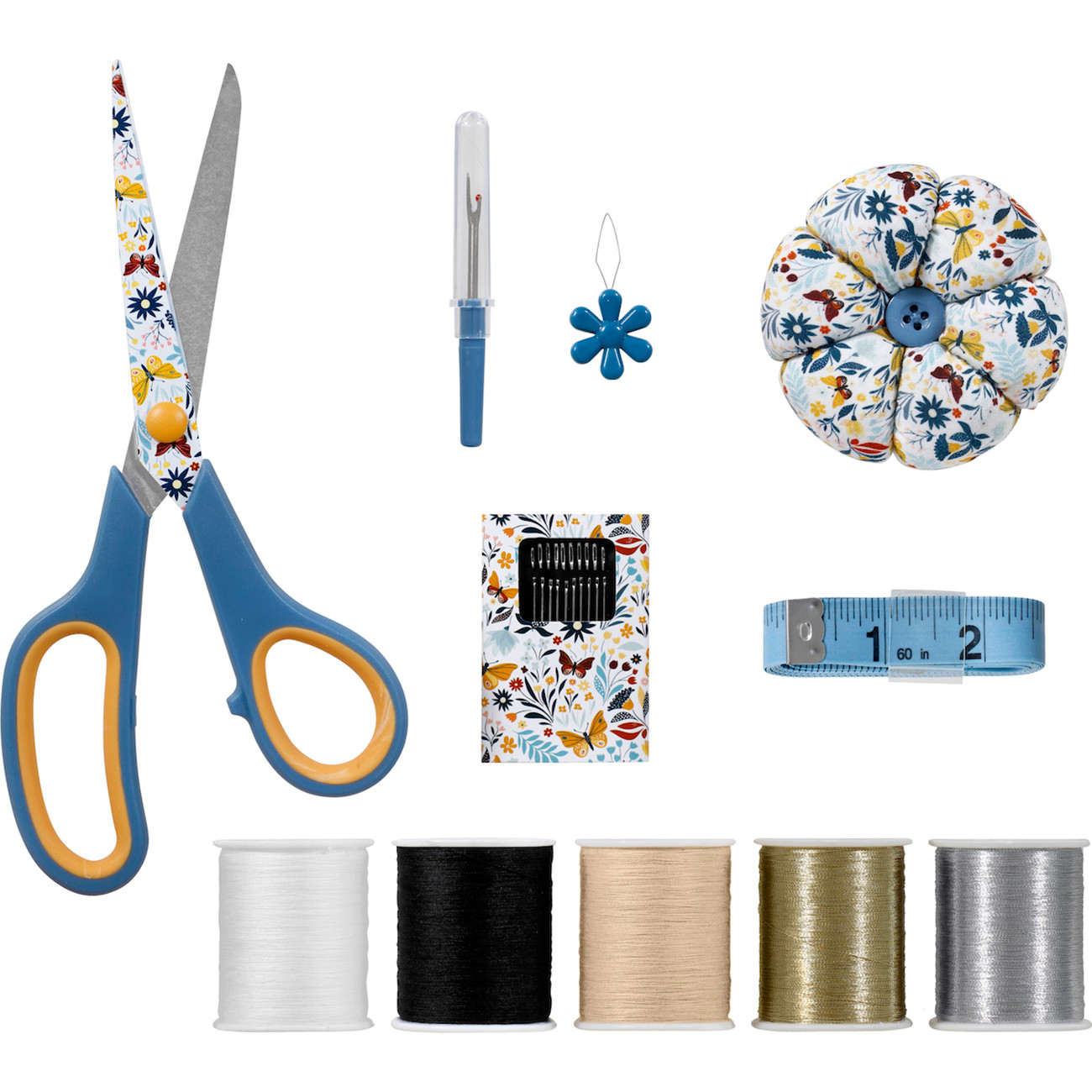 Singer Butterfly Floral Sewing Kit