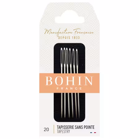 Canvas Round Tip Needles Size 20