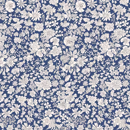 Liberty Wide-Width Emily Blossom Sapphire