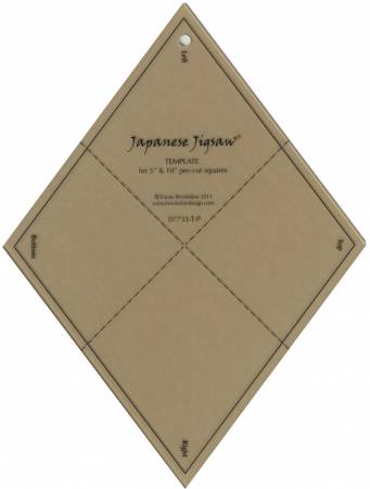 Japanese Jigsaw Acrylic Template - Precuts