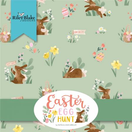 Easter Egg Hunt 10in Squares, 42pcs, 3 bundles/pack