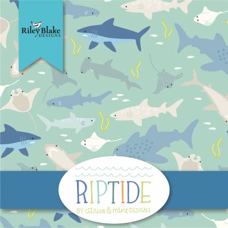 Riptide 10in Squares, 42pcs, 3 bundles/pack