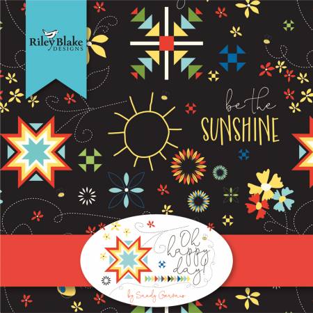 Oh Happy Day 10in Squares, 42pcs, 3 bundles/pack