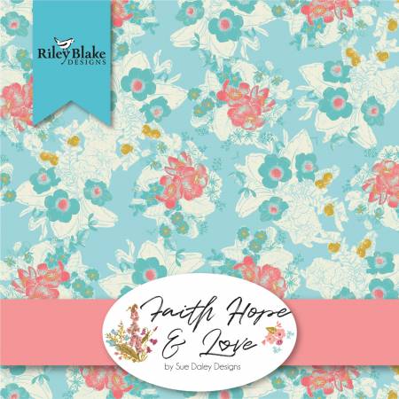 Faith Hope And Love 10in Squares, 42pcs, 3 bundles/pack