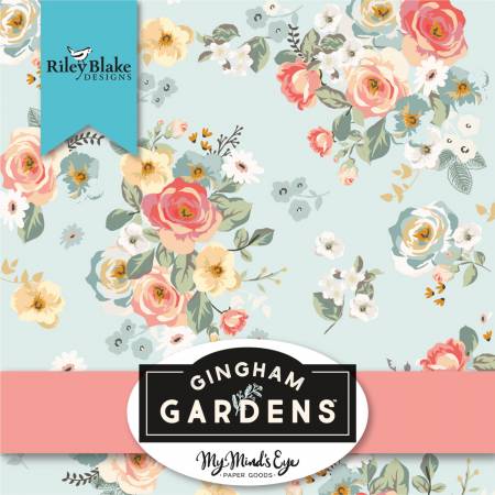 Gingham Gardens 10in Squares, 42pcs, 3 bundles/pack