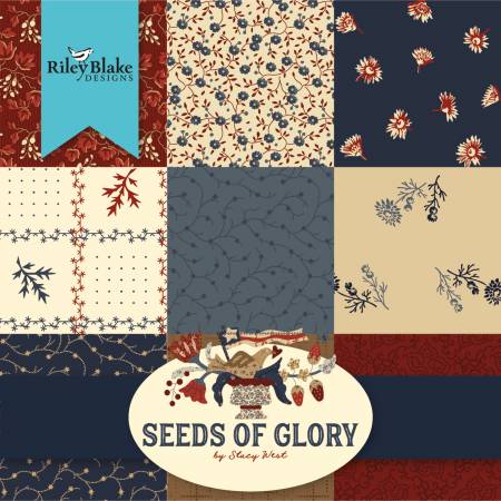 Seeds Of Glory 10in Squares, 42pcs, 3 bundles/pack