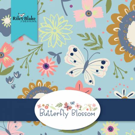 Butterfly Blossom 10in Squares, 42pcs/bundle