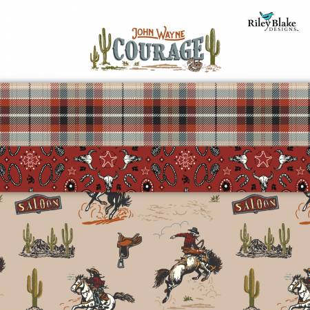 John Wayne Courage 10in Squares, 42pcs/bundle