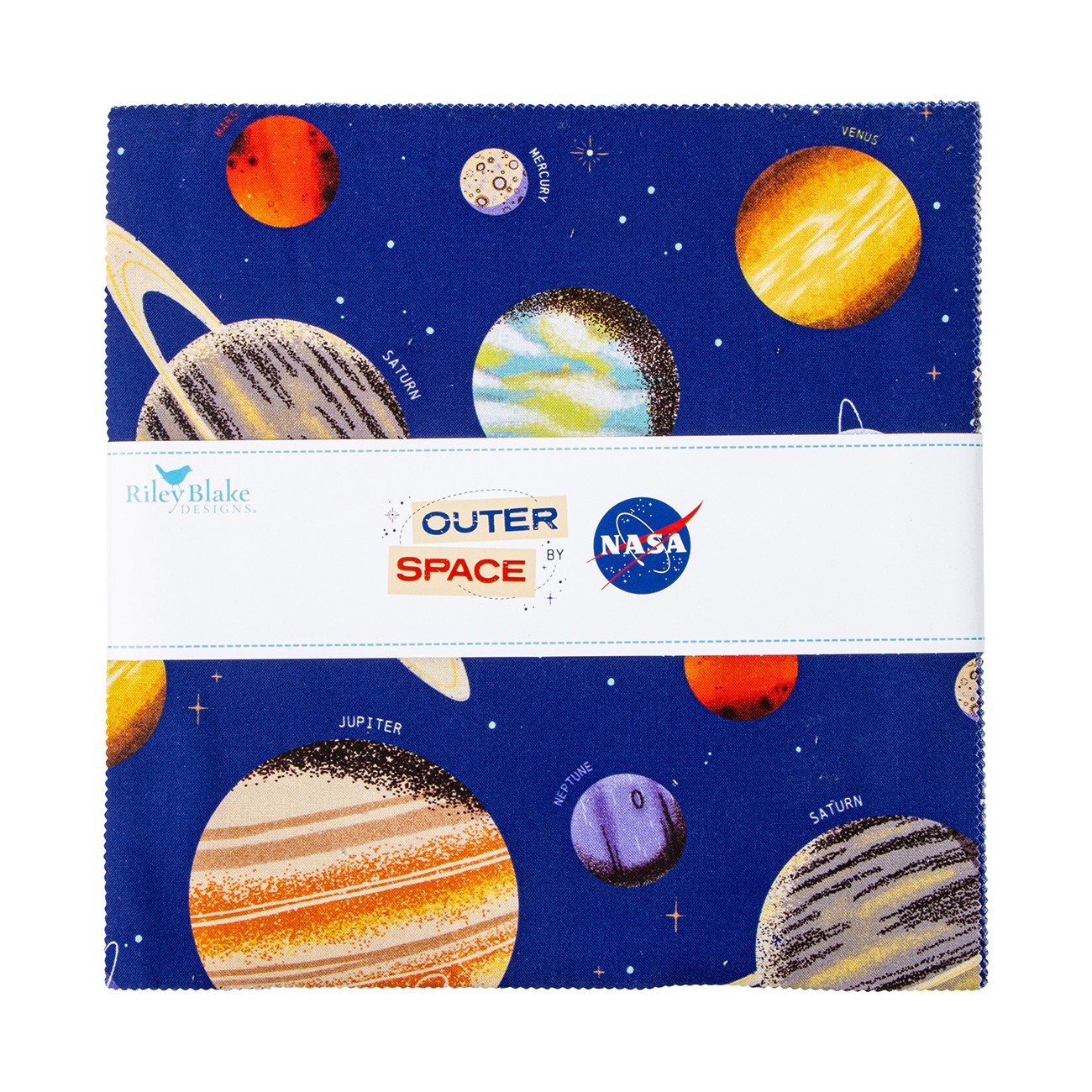 Outer Space by NASA 10in Squares, 42pcs