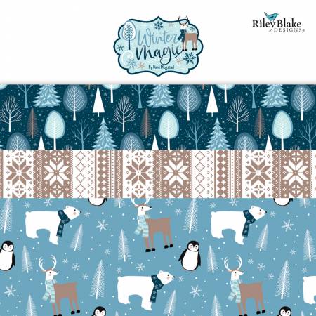 Winter Magic 10in Squares, 42pcs/bundle