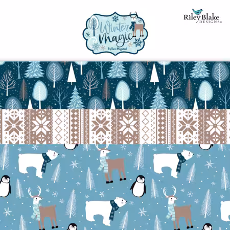 Winter Magic 10in Squares, 42pcs/bundle