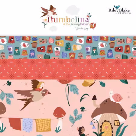 Thimbelina & the Sewing Fairies 10in Squares, 42pcs/bundle