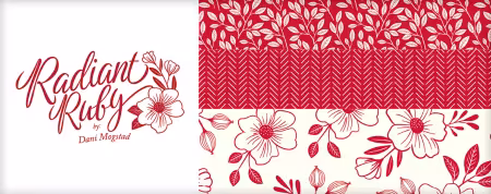 Radiant Ruby 10in Squares, 42pcs