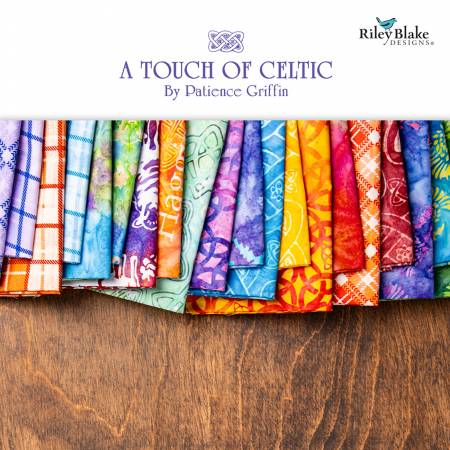 Batiks A Touch of Celtic 10in Squares, 42pcs/bundle