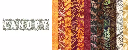 Batiks Canopy 10in Squares, 42pcs