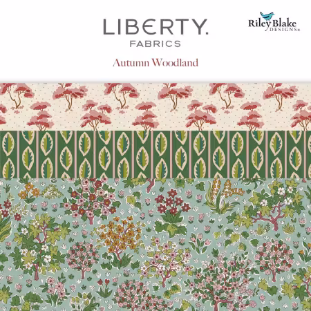 Liberty Autumn Woodland 10 Inch Stacker, 42 Pcs.