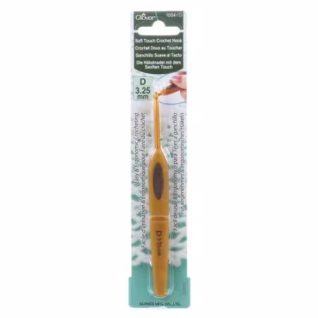 Clover Soft Touch Crochet Hook Size 3.25
